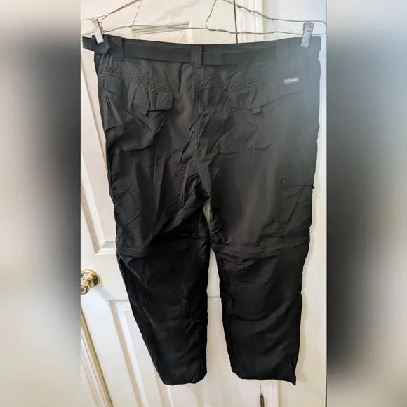 Columbia Men's Black Silver Ridge Utility Convertible Pants - Picture 6 of 6